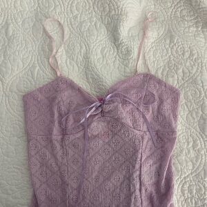 Edikted Light Purple Lace Camisole